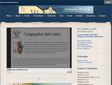 Tablet Screenshot of bethaaron.org
